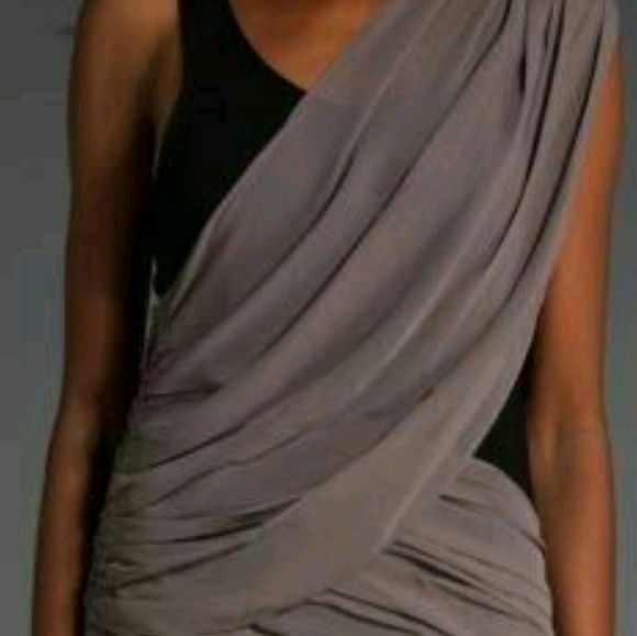 Central Park West Mesh Drape Dress sz Small - Picture 3 of 3